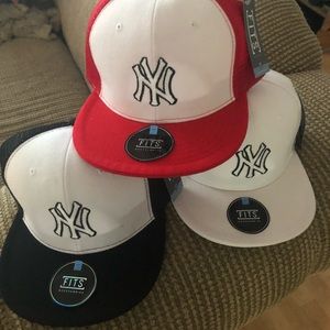 NY baseball hats trucker style